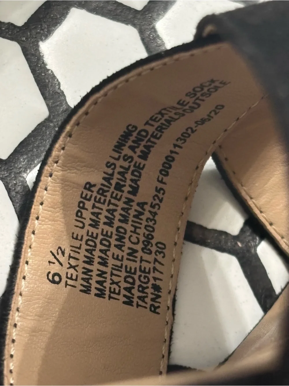 Target - a new day - Black Suede Block Heel Sandals with Crisscross Straps